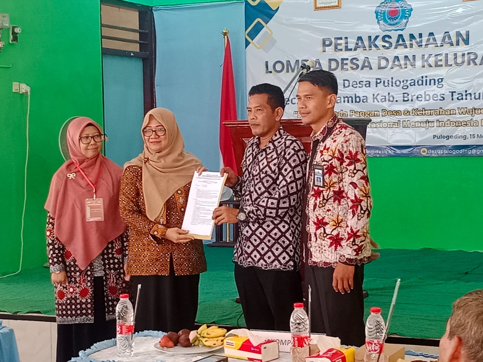 Pulogading Jadi Wakil Bulakamba di Lomba Desa Tingkat Kabupaten Brebes